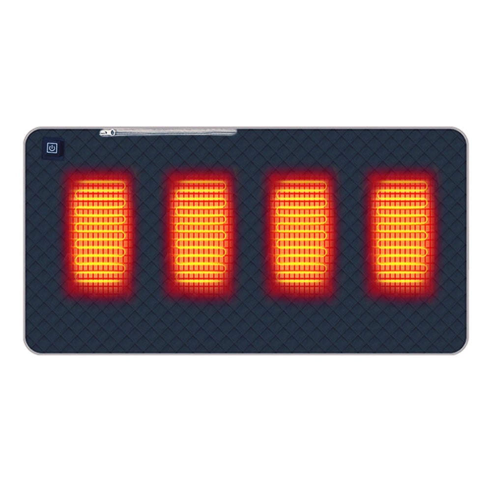 5V USB Sleeping Electric Heating Pad 4 Heated Area Heated 3-Level Temperature Adjustable for Winter Outdoor Camping Electric Mat