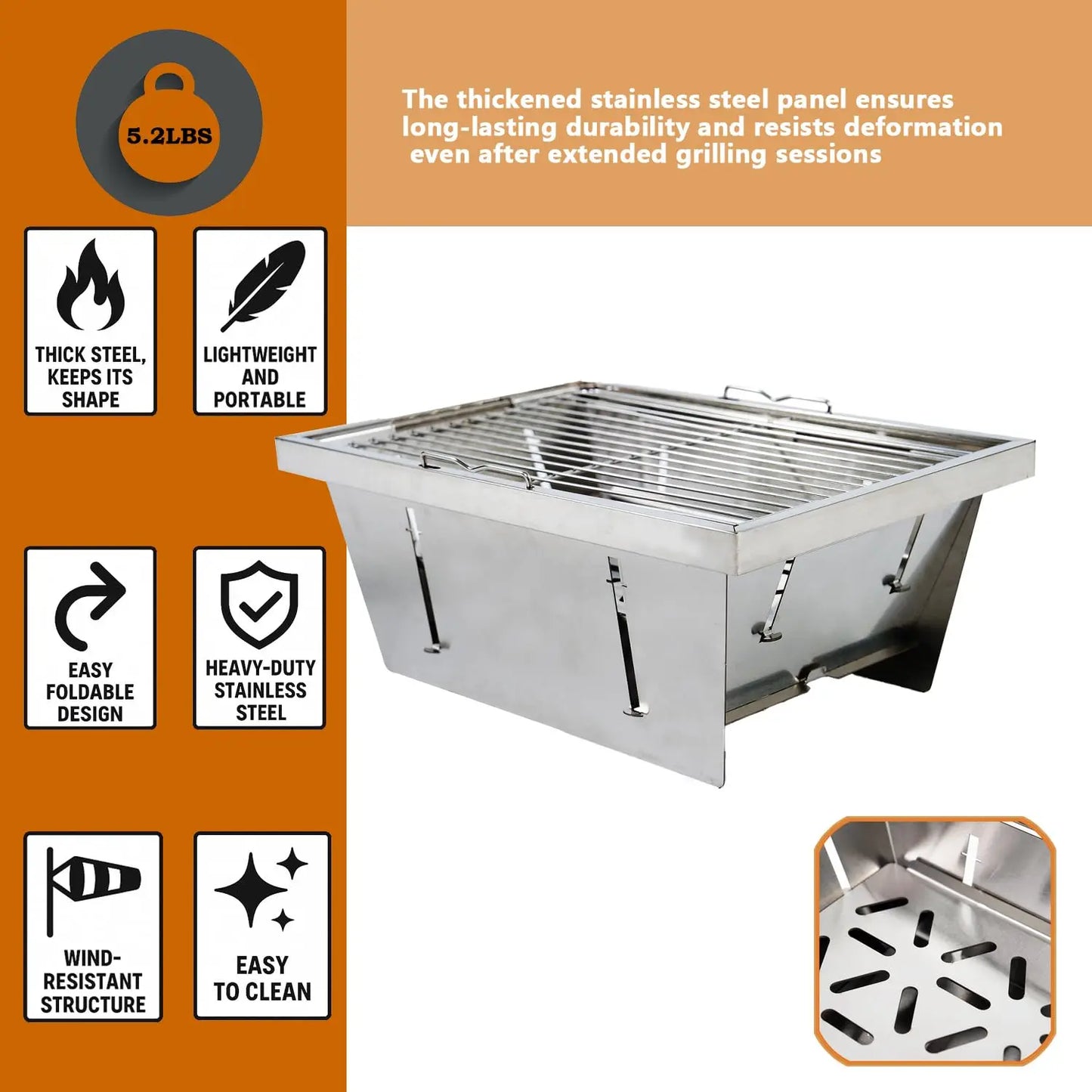 Pandatour IGT Outdoor Camping Stove High Firepower Folding One-Touch One lick Ignite IGT Stove Recreation Picnic  Furnace
