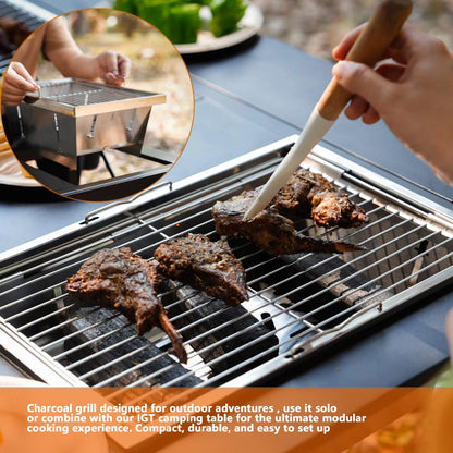 Pandatour IGT Outdoor Camping Stove High Firepower Folding One-Touch One lick Ignite IGT Stove Recreation Picnic  Furnace