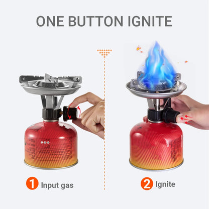 Pandatour IGT Outdoor Camping Stove High Firepower Folding One-Touch One lick Ignite IGT Stove Recreation Picnic  Furnace