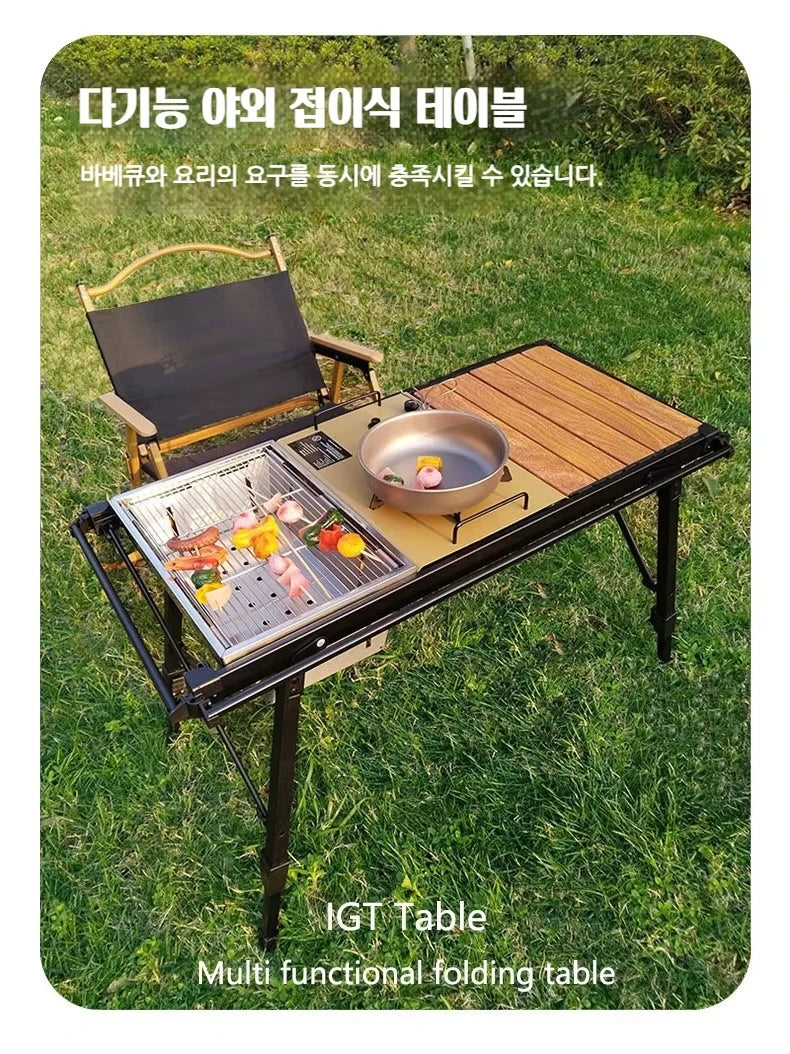 Pandatour IGT Outdoor Camping Stove High Firepower Folding One-Touch One lick Ignite IGT Stove Recreation Picnic  Furnace