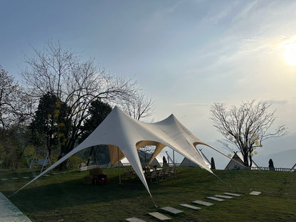 Hump Tent Octopus Shape,Waterproof Sunscreen,Cloud Top Canopy Large Space Multiple Sizes Thick Oxford,for Camping Wedding Party
