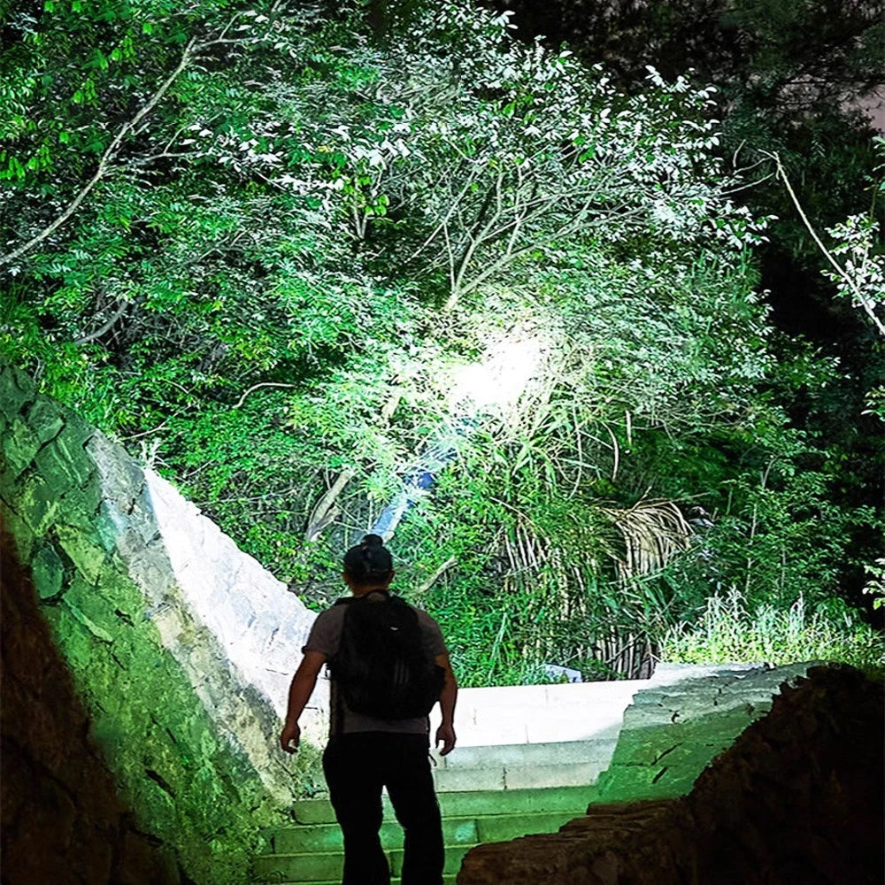 2025 New High Power 800W LED Headlight 500000000LM Super Bright Zoom Waterproof Headlamp Outdoor Camping Work Hunting Lantern