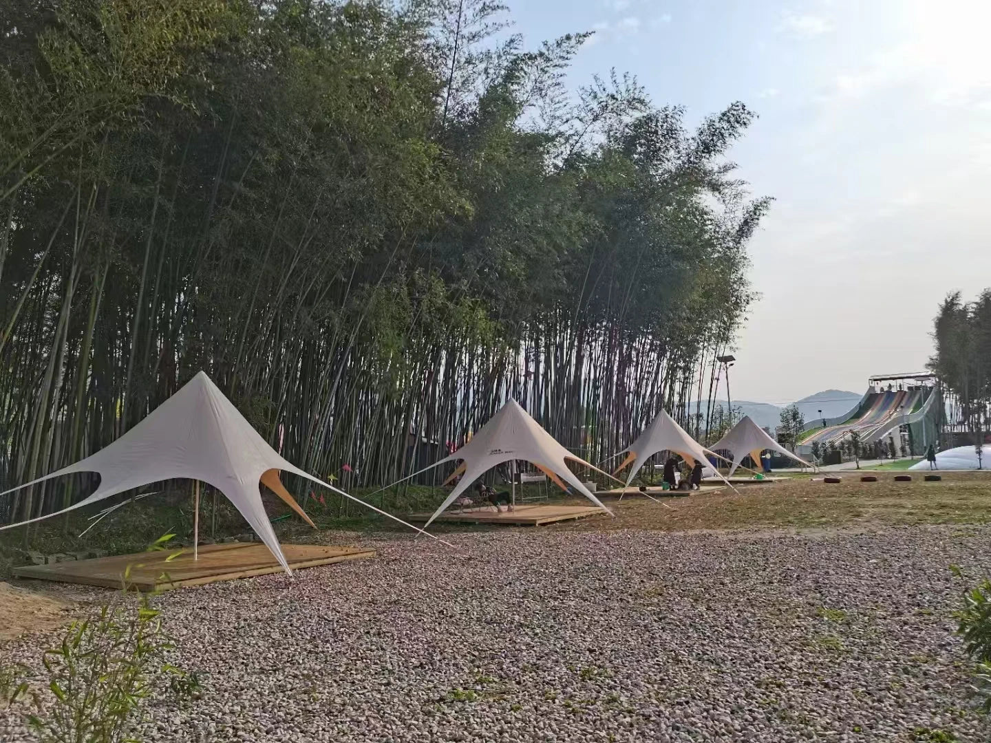 Hump Tent Octopus Shape,Waterproof Sunscreen,Cloud Top Canopy Large Space Multiple Sizes Thick Oxford,for Camping Wedding Party