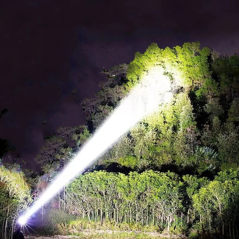 2025 New High Power 800W LED Headlight 500000000LM Super Bright Zoom Waterproof Headlamp Outdoor Camping Work Hunting Lantern