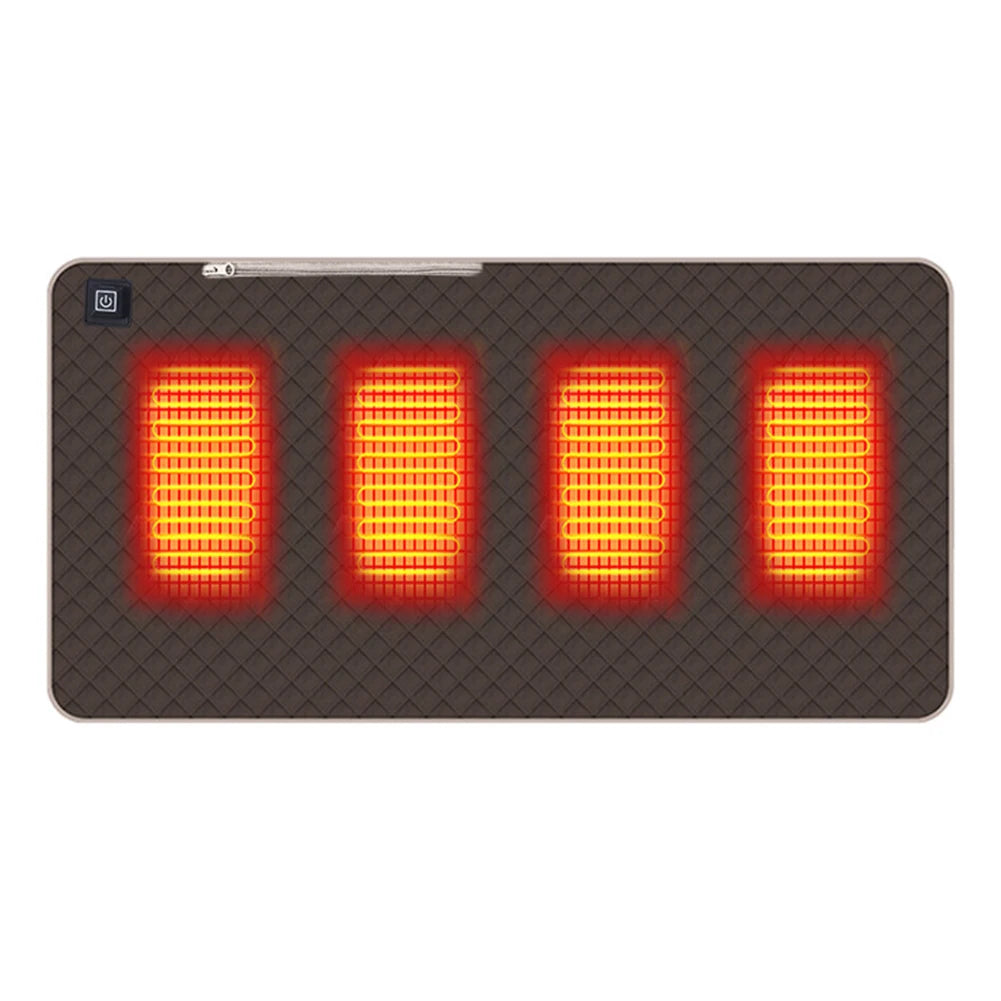 5V USB Sleeping Electric Heating Pad 4 Heated Area Heated 3-Level Temperature Adjustable for Winter Outdoor Camping Electric Mat