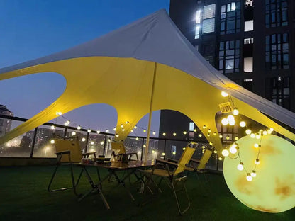 Hump Tent Octopus Shape,Waterproof Sunscreen,Cloud Top Canopy Large Space Multiple Sizes Thick Oxford,for Camping Wedding Party