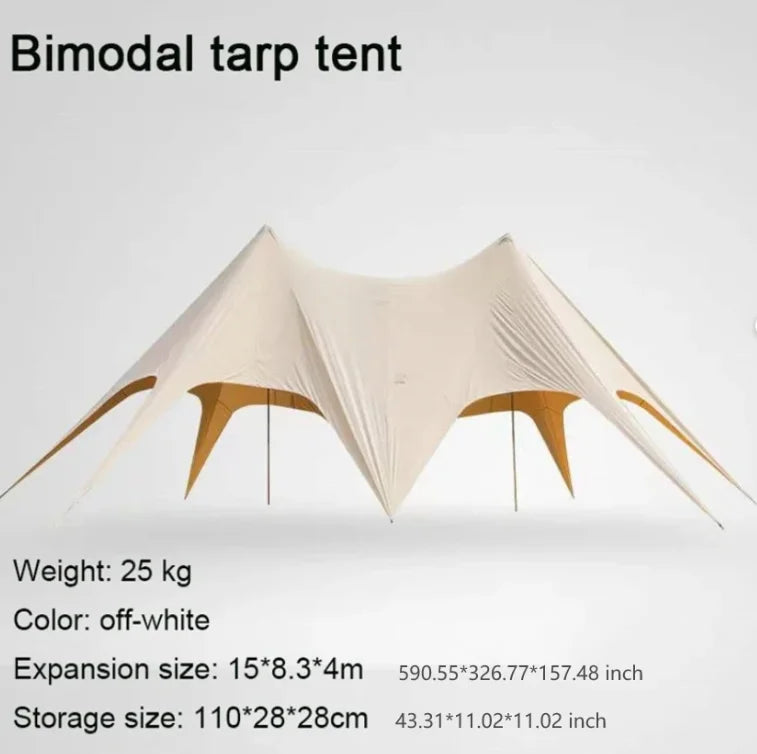 Hump Tent Octopus Shape,Waterproof Sunscreen,Cloud Top Canopy Large Space Multiple Sizes Thick Oxford,for Camping Wedding Party