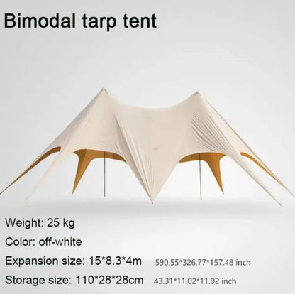 Hump Tent Octopus Shape,Waterproof Sunscreen,Cloud Top Canopy Large Space Multiple Sizes Thick Oxford,for Camping Wedding Party