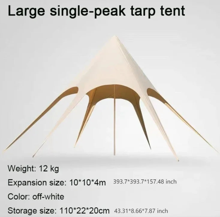 Hump Tent Octopus Shape,Waterproof Sunscreen,Cloud Top Canopy Large Space Multiple Sizes Thick Oxford,for Camping Wedding Party