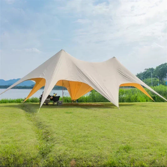 Hump Tent Octopus Shape,Waterproof Sunscreen,Cloud Top Canopy Large Space Multiple Sizes Thick Oxford,for Camping Wedding Party
